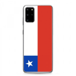 Coque T&eacute;l&eacute;phone &ndash; Samsung &ndash; Galaxy S24 Ultra &ndash; Drapeau Chili &ndash; Supp &ndash; Mitmev&auml;rviline
