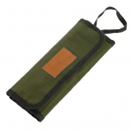 V&auml;litingimustes S&ouml;&ouml;giriistade Hoiukott Tolmukindel Kaasaskantav Reisimine Telkimine Piknik S&ouml;&ouml;gipulgad Kahvel Lusikas N&otilde;ude Korraldaja Rullitav Kott roheline