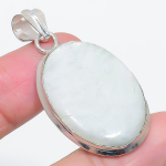 Natural Moonstone Gemstone 925 Sterling Silver Jewelry Pendant 1.89 f0r19