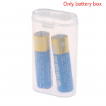 Veekindel l&auml;bipaistva hoidikuga hoiukarbi plastikust turva&uuml;mbris 2 sektsiooni jaoks 18650