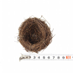 Kunstlindude pesa/simulatsioonimunad lihav&otilde;ttep&uuml;hade aiakaunistuseks 6CM bird nest