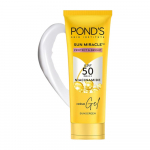 Pond&rsquo;s Sun Miracle SPF 50 Koor-geel P&auml;ikesekaitsekreem 12g Pakk 1 Tumedate laikude, s&auml;ra jaoks, ei j&auml;ta valget kihti, kerge UV-kaitse n&auml;ole