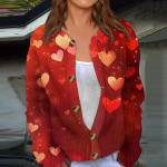 Naiste s&otilde;brap&auml;evatr&uuml;kiga pikkade varrukatega kootud kardiganist n&ouml;&ouml;biga jakk L