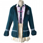 Danganronpa 2 Seven Seas Chiaki Cos Suit Kapuutsiga Cosplay Kost&uuml;&uuml;m Jk &Uuml;htne XXL