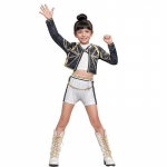 T&uuml;drukute K-POP Superstaari Peo Cosplay Kost&uuml;&uuml;m Laste Laulja Rumi Mira Zoey Kooli Lavaetenduse Riietus 140cm