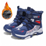 30-40 Laste Talve Suur Suurus Moekad V&auml;litingimustes Takjakinnitusega K&otilde;rge S&auml;&auml;rega Pl&uuml;&uuml;sist Soojad Puuvillased Saapad Lumesaapad 32 tumesinine v&auml;rv