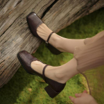 Moodsad Ruudukujulise Ninaga Keskmise Kontsaga Naiste Kingad Elegantne Marie Janes Paksude Kontsadega Kingad 2024 Trend Mugavad S&uuml;gisesed Peokleidid Pumbad Zapatos Mujer 35 pruun