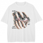 T&auml;navar&otilde;ivad Funny Graphic T-s&auml;rk Puuvillane T-s&auml;rk Unisex Topid Tees Suvine l&uuml;hikeste varrukatega T-s&auml;rk XL valge