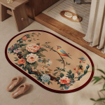 Traditsiooniline Hiina stiilis elegantne vannitoa p&otilde;randamatt imav diatomiit vastupidav plekikindel libisemiskindel sissep&auml;&auml;sumatt vannituppa 40 x 60cm