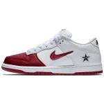 Supreme x Nike Dunk SB Low Varsity Red Unisex tossud Valge Must CK3480-600 44
