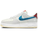 Meeste Undefeated x Nike Air Force 1 Low 5 On It Unisex tossud Valge Hall-Udune Keiserlik-Sinine DM8461-001 35.5