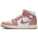 Air Jordan 1 Mid SE Red Stardust Naiste Tennised Roosa Valge Seil FB9892-670 38