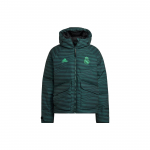 Adidas Real Madrid Tikitud Logo Spordiparkakott Kapuutsiga Meeste &Uuml;ler&otilde;ivad Roheline HD1335 L
