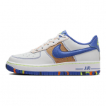 Nike Air Force 1 LV8 GS Playground Paint Pack Laste tossud Sinine Photon-Dust Volt HJ9231-025 37.5