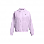 Under Armour Sport kapuutsiga tr&uuml;kitud logoga raglan-pikkade varrukatega naiste jope lavendli-lilla 1383998-515 M
