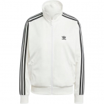 Adidas Originals Adicolor Firebird Treeningjope Logotr&uuml;kiga Triibuline L&otilde;tv L&otilde;ige Seisukrae Pikkade Varrukatega Jope Naiste jakid Valge JF6547 XS