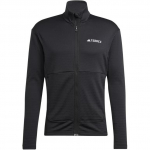 Adidas Terrex Multi Light Fliisist T&auml;is-t&otilde;mblukuga Jakk Meeste Jakk Must IB1818 L