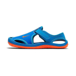 Nike Sunray Protect 2 Lamedad Kinnise Ninaga Mugavad Laste Sandaalid Laste Sandaalid Sinine Oranž 344926-418 35