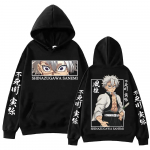 Anime Demon Slayer Shinazugawa Sanemi Kapuutsiga pusa Harajuku Hip Hop Pullover Pealsed Dressipluus Kingitus 3XL
