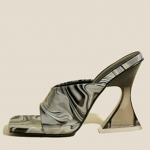 Seksikad Ruudukujulise Ninaga Kummalised L&auml;bipaistvad Kontsad Mules Sandaalid Suvine Mood Segav&auml;rvilised Slip-On Sandaalid Naiste Peo Sandaalid 42 must