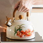 Whistling Kettle Water Easy to Carry for Gas Induction Lightweight with Anti Scald Handle