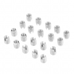 20pcs Stainless Steel SUS303 Self Tapping Slotted Screw Thread Insert M3 x 6mm