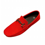 Moodne seemisnahast vabaaja slip-on king Mugavad k&auml;sitsi valmistatud mokassiinid meestele Moodne trend Meeste s&otilde;idujalatsid Mokassiinid &Auml;rikingad 38 punane