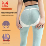 MiiOW Women's Thermal Fleece-Lined Shark Leggings L