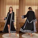 Naiste luksuslik pikkade varrukatega hommikumantel - Kevad S&uuml;gis Yukata WP3373 One Size