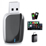 Juhtmevaba adapter, CarPlay & Android, Auto adapter, Toetab USB-A & C, Juhtmevaba, Automaatne &uuml;hendus, Mini