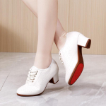 Naiste Ehtsast Nahast Ladina Tantsukingad Ruudukujulised Spordi Pehmed Tallaga Kingad Tantsimiseks Mujer Tossud Hingavad Saali Kingad 34