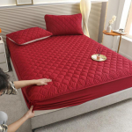 2025 Uus Veekindel Paksenenud Madratsikaitse Reguleeritavad Kummiga Voodilinad Voodikatted Antibakteriaalne Pad Voodile 150x200 160x200 180x200 200*200cm+28cm