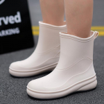 Mood Uus Moodikas Naiste Vihmasaapad Keskmise s&auml;&auml;rega Libisemiskindlad Veesaapad Veekindlad Kummikud V&auml;litingimustes Libisemiskindlad Autopesu Veesaapad 40