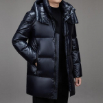 Uus saabumise talvejope 90% valge pardi sulejoped meeste, eemaldatav m&uuml;ts meeste mood, paks soe parkast tren&scaron;mantel XS