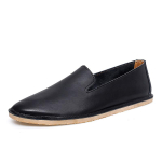 Moodsad k&auml;sit&ouml;&ouml;nahast slip-on kingad Vabaaja pehmed meeste loaferid Lihtsad mugavad mokassiinid Hingavad meeste paadikingad Moodsad &auml;rikingad 36