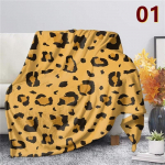 5 stiili vintage leoparditekk pehme flanellist visketekk voodi diivani reisimise uinakutekk t&auml;iskasvanutele lastele kodu kaunistused 30x40in