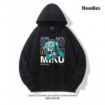 Viimane 2025 Hatsune Miku kollektsioon - MINISO litsentseeritud meeste hingav kapuutsiga pusa S-4XL Pusa Harajuku S