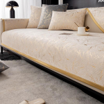 Luksuslik pilvemustriga diivanipadi kuldse servaga kuumpressitud diivanikate &scaron;enillist diivanikate libisemiskindlad diivanikatted elutuppa 70x70cm 1pcs