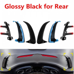 Eesmine Tagumine Kaitseraua Huul Udutule Kate Chin Spoiler Splitter Kerakomplekt Canards Mercedes Benz W177 AMG Line A-klass A200 A250 A35 2019 jaoks Black Rear Parts