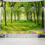 Pine Riveri Kajuti Maastik Vaip Seinale Riputatav Ps&uuml;hhedeelne Hipi Tapestry Kunst Dekoratsioon Taustakangas 95x70cm