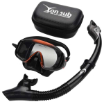 Professionaalne veealune mask Sukeldumismask Snorkel Sukeldumismaski Snorklitoru Komplekt Uduvastased Ujumise Sukeldumisprillid Meestele Naistele must