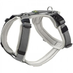 Harnais pour chien - HUNTER - Maldon - Gris clair/gris - Rembourrage doux - R&eacute;fl&eacute;chissant hall