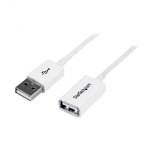 C&acirc;ble Rallonge USB - STARTECH - 1 m - Blanc - Double blindage - Moul&eacute;