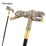 Kuldne Must Tiiger Moodne K&otilde;nnikepp Dekoratiivne Cosplay K&auml;imakepp Halloween Nui V&otilde;lukepp Karikas Esitus Lava K&otilde;nnikepp 90cm