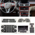 Mercedes Benz CLS klass C218 2010 2013 jaoks Keskkonsool Rool Ukse lukustus Akna Kliimaseadme L&uuml;liti Nupu Remondi Kleebis Style A