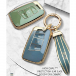 Luksuslik puldiga v&otilde;tmehoidja kate Volkswagen VW Magotan Passat B8 Golf Polo Tiguan jaoks Skoda Superb istmeautole C Only Key Case