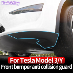 Auto esip&otilde;rkeraua kokkup&otilde;rkevastane trimmiriba esilatt Esihuul kaitsepaneeli kaunistustarvikud Tesla Model 3 mudelile 3 Matte carbon 2 PCS
