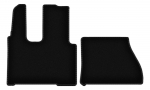 Dywaniki welurowe BASIC czarne do: Mercedes Actros MP4 szeroka kabina (0)