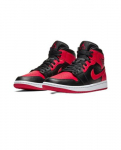 Air Jordan Air Jordan 1 Mid Banned Jordan 1 AJ1 Mid Banned 554724-074 EU 41 punane/must