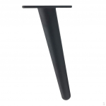 Kapi Diivani Jalad Jalgadega Rauaplaadiga M&ouml;&ouml;bli Asendamine Black 20cm